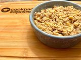 🍎 Mini tarta crumble de manzana en microondas 🍎