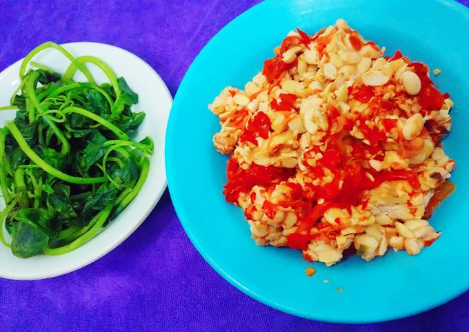 Resep: Sambel tempe rebus (menu diet) Yang Mudah