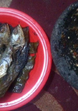 Foto resep Ikan asin peda bakar plus sambal kencur