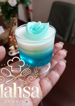 عکسی از دستور شات ژله بستنی