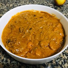 Peanut butter sauce A picture of Peanut butter sauce.