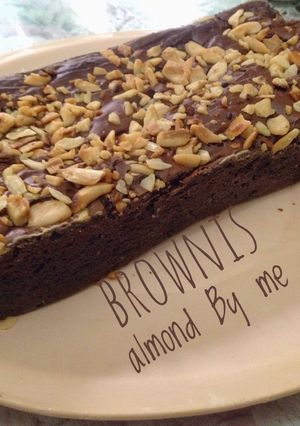 Foto resep Brownis almond panggang