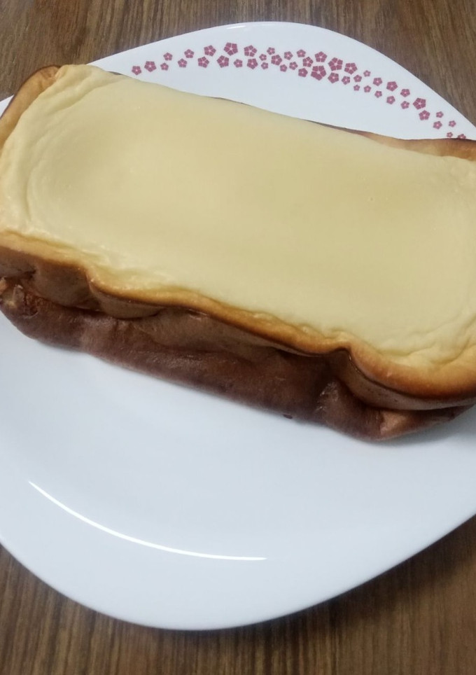 Una foto de Tarta de queso (En panificadora)