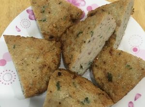 Hình của món Chả cá thác lác chiên.