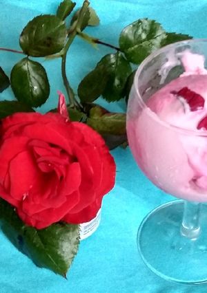 A picture of Rose ice cream.