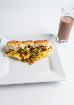 A picture of Chipotle Veggie Breakfast Sliders.