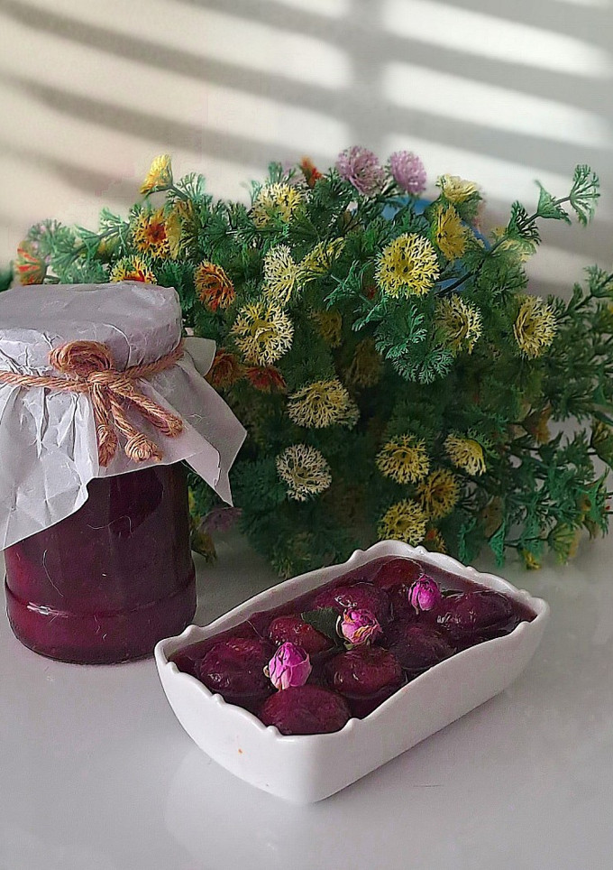 عکسی از دستور مربای انجیر