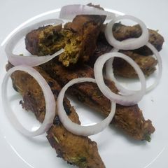 A picture of Sheesh Kebab(cook in pan).