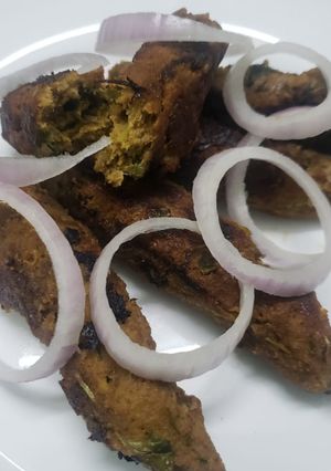A picture of Sheesh Kebab(cook in pan).