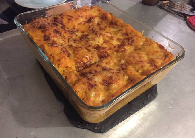 Lasagnes courge champignons (végé)