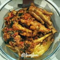 A picture of Ceker Woku Pedas Nagih.