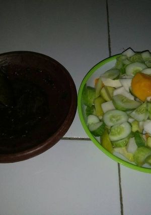 Foto resep Rujak kilat