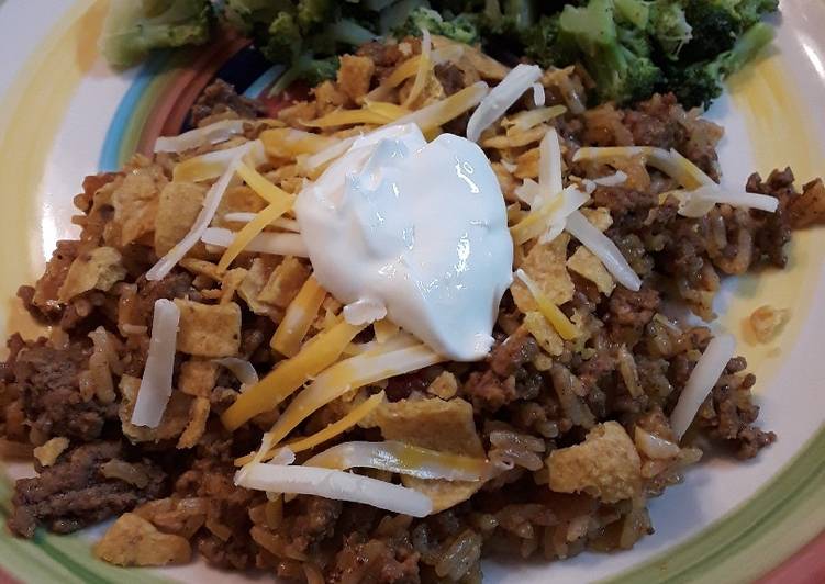 Steps to Make Perfect Homemade Hamburger Helper - Crunchy Taco Style