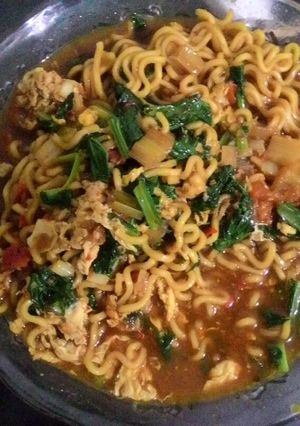 Foto resep Mie jawa kuah pedas