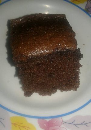 صورة لوصفة كيكه الكاكاو