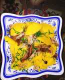 Lòng gà xào dứa