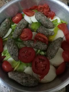 صورة لوصفة كفته بالبطاطس