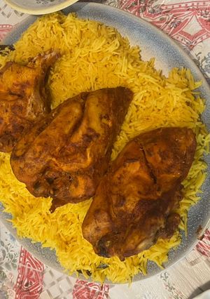 صورة لوصفة ارز مندي بالدجاج