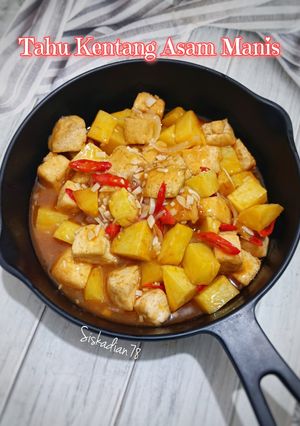 Foto resep Tahu Kentang Asam Manis Pedas