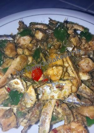 Foto resep Tumis ikan asin cabai hijau ala Ranjul