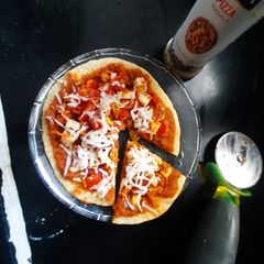 Healthy pizza uttapam A picture of Healthy pizza uttapam.