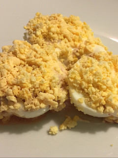 Una foto de Huevos rellenos