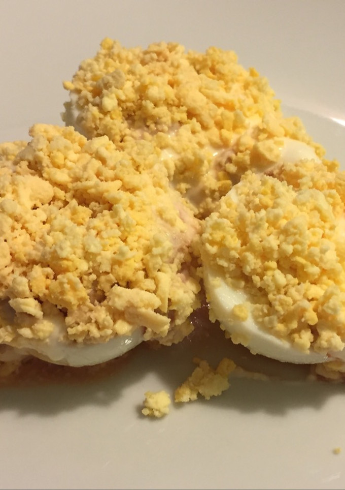 Una foto de Huevos rellenos