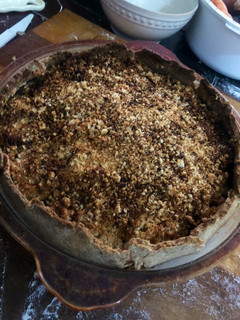 Una foto de Tarta de manzana para diabéticos