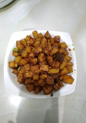 Foto resep Sambal goreng kentang tempe ati