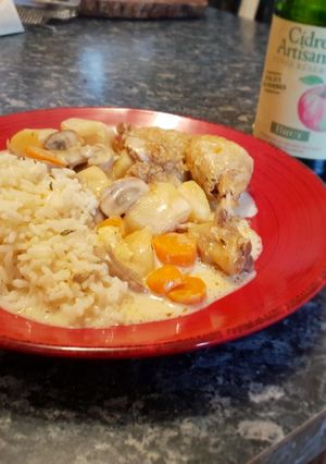 Une photo de Poulet au cidre