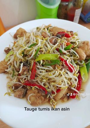 Foto resep Tauge/kecambah ikan asin