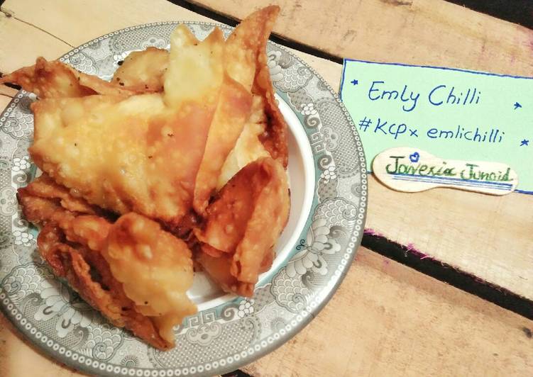 Cheesi Chicken Wonton ππ