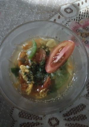 Foto resep Sup bayam telur