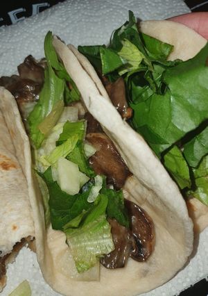 Una foto de Tacos de Champiñones