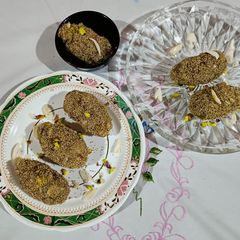A picture of Kashmiri Tosha sweet recipe.