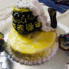 Whole wheat cake Janmashtami special A picture of Whole wheat cake Janmashtami special.