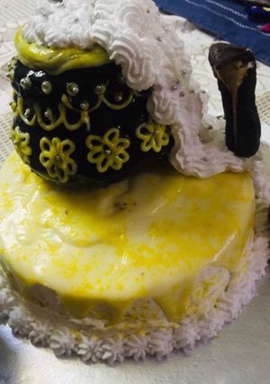 A picture of Whole wheat cake Janmashtami special.