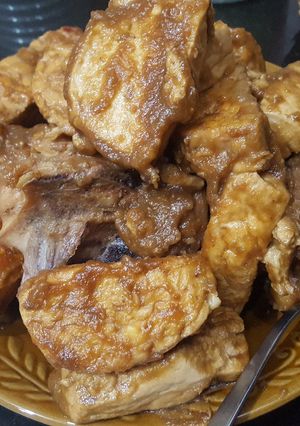 Foto resep Ayam, tempe dan tahu bacem