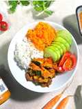 Buddha bowl aux courgettes tikka massala