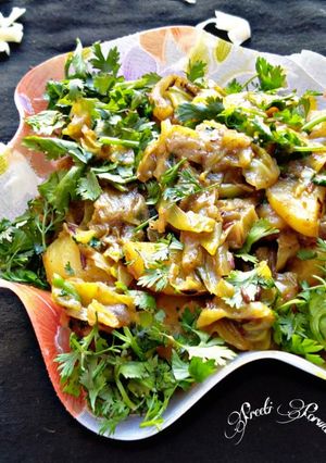 पत्तागोभी आलू की सब्जी (Pattagobhi Aloo ki Sabzi Recipe in Hindi) रेसिपी मुख्य फोटो