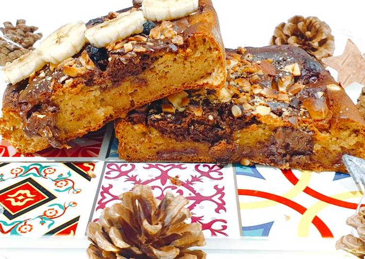 Voici la recette Banana bread de chocolat healty Délicieux garanti