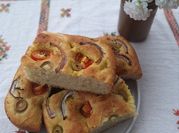 Una foto de focaccia express
