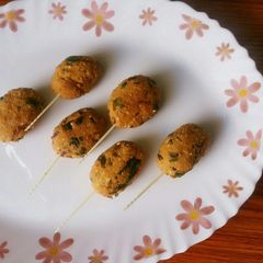 A picture of Tofu - Millet Lollipops.