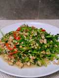 Tumis Tempe Selada Air