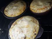 Una foto de budin zapallo