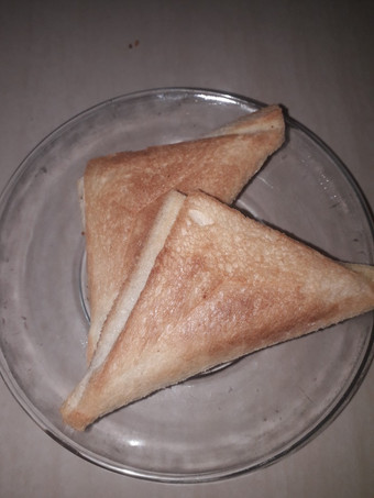 Cara Memasak Roti Panggang isi abon ayam pedas Ekonomis Untuk Jualan