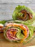 Wrap di insalata croccanti