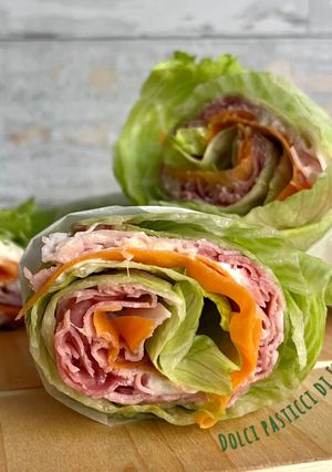 Foto di Wrap di insalata croccanti