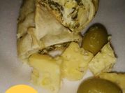 Una foto de pollo queso crema tapas