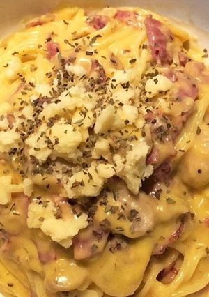 Foto resep Fettuccine carbonara
